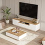 Hanah Home Conjunto de Muebles de Salón Fr17-Aw Pino Atlántico y Blanco